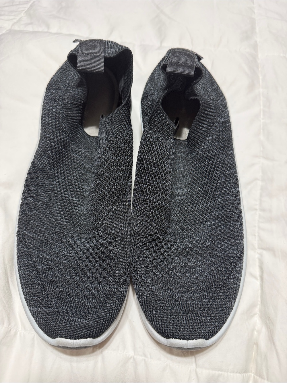 Woman’s Tommy Bahama Black Knit Slip-On Sneakers - Lightweight Comfort
